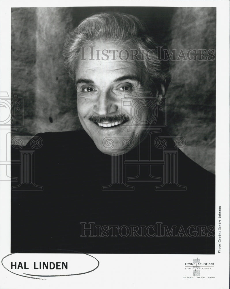 Press Photo Hal Linden American stage and television actor and televis Press Photo Hal Linden American stage and television actor and televis