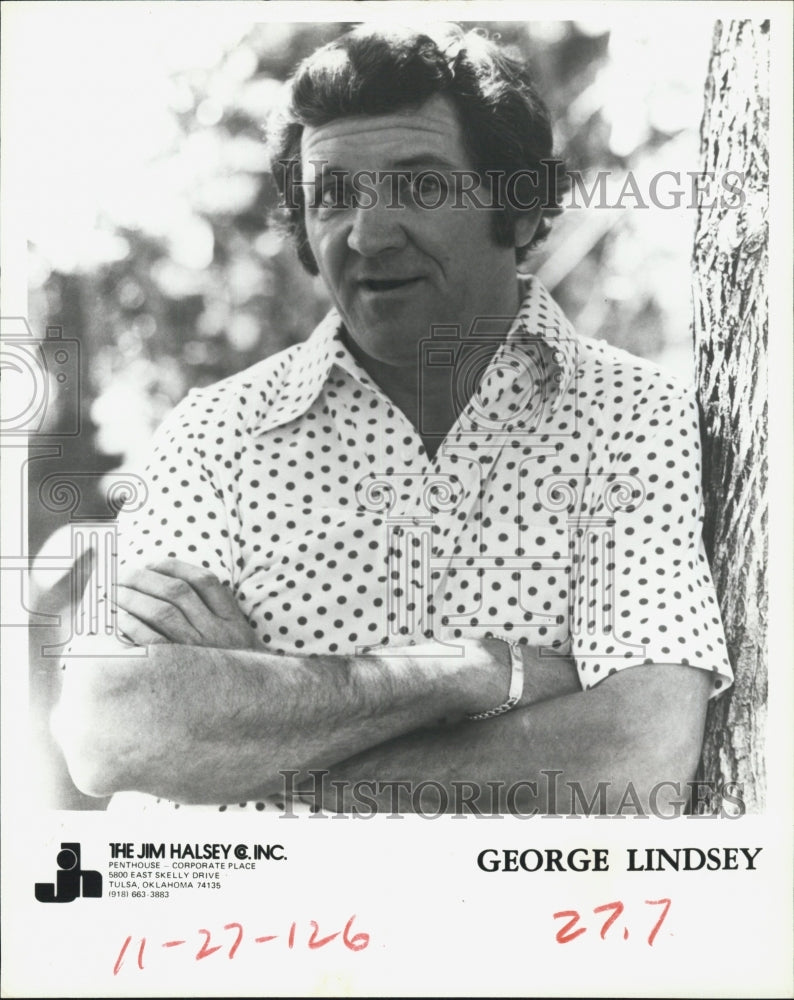 1979 Press Photo George Lindsey Country Music Singer - Historic Images