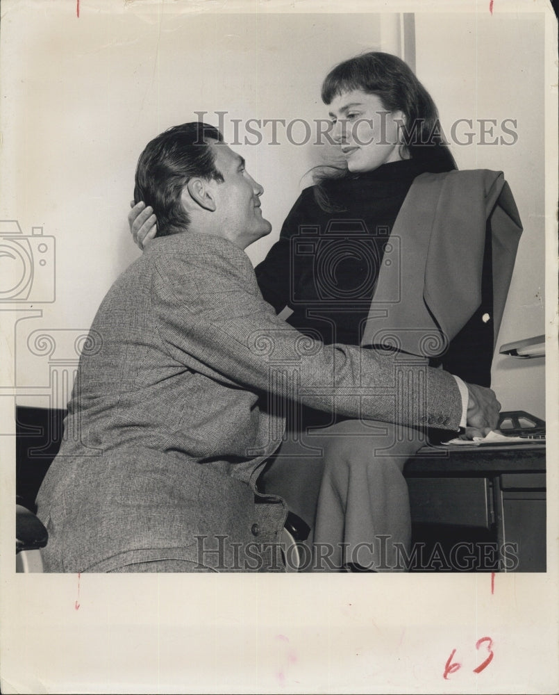 1967 Jack Palance with Viveca Lindfors,actors - Historic Images