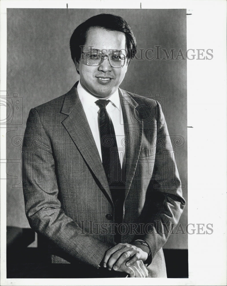 1988 Press Photo Jahja Ling, Orchestra. - Historic Images