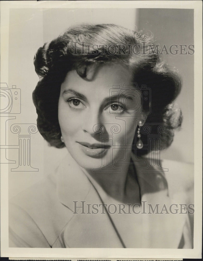 1957 Vivecta Lindfors Theatre Time Actress Louise - Historic Images