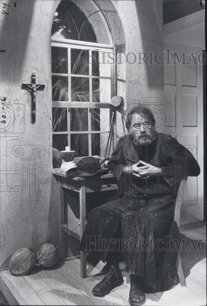 1978 Terence Knapp as Damien in a study - Historic Images