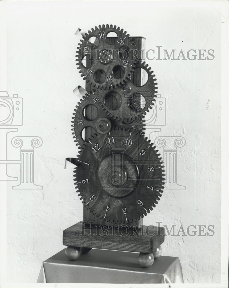 1983 Press Photo Antique Presidents Clock - Historic Images
