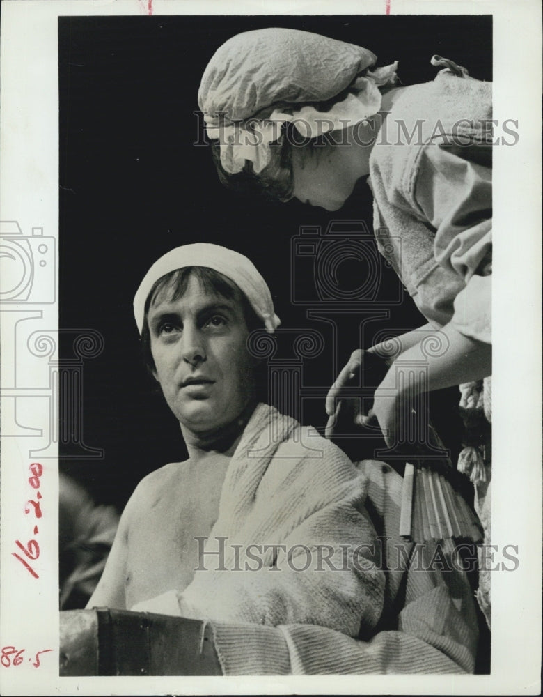 1966 Actor Ian Richardson &amp; Susan Williamson &quot;Marat Sade&quot; Theater - Historic Images