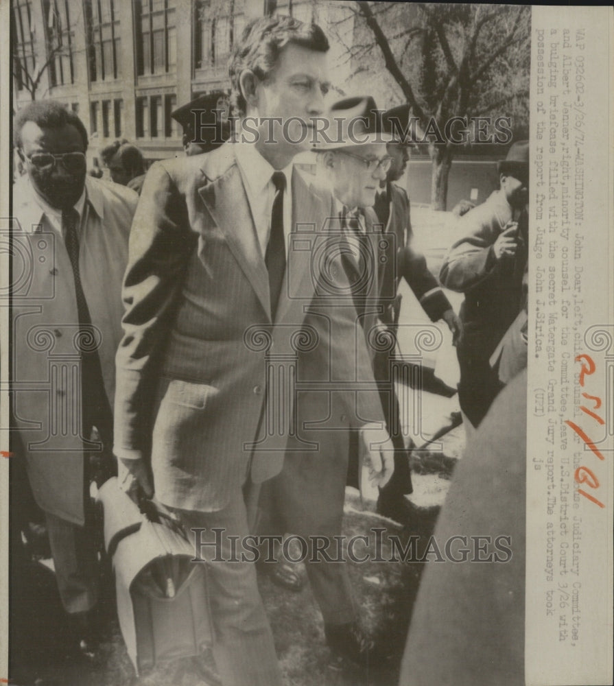 1974 John Doar Chief Counsel House Judiciary Committee - Historic Images