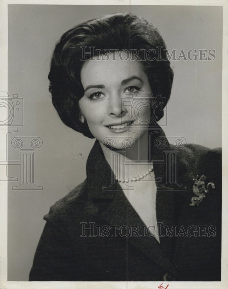 Press Photo Television Actress Joan Patrick Portrait - Historic Images