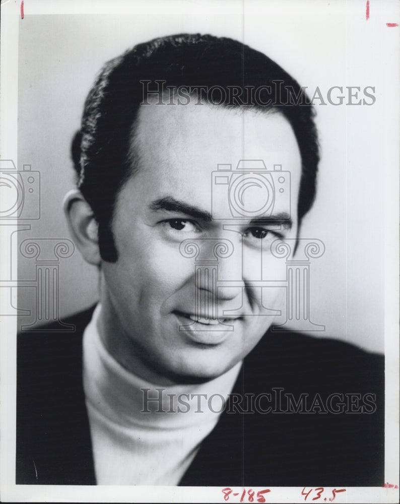 1966 Press Photo Singer Julian Patrick Opera Baritone Florida Gulf Coast Theatre - Historic Images