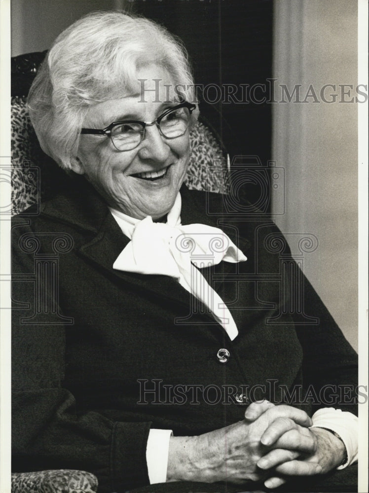 1979 Press Photo Frances Pauley. - Historic Images