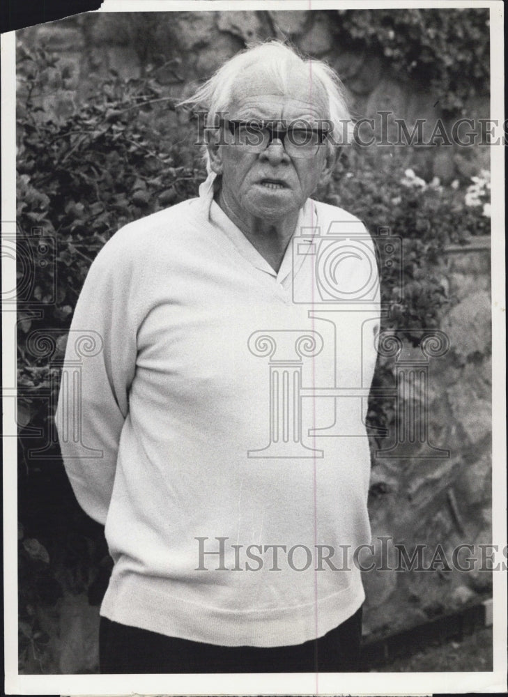 1976 Press Photo Author Alan Paton &quot;Cry Beloved Country&quot; South Africa Apartheid - Historic Images