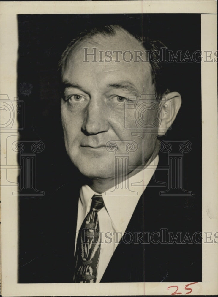 1947 Edwin w. Pauley mug shot is Secretary of war. - Historic Images