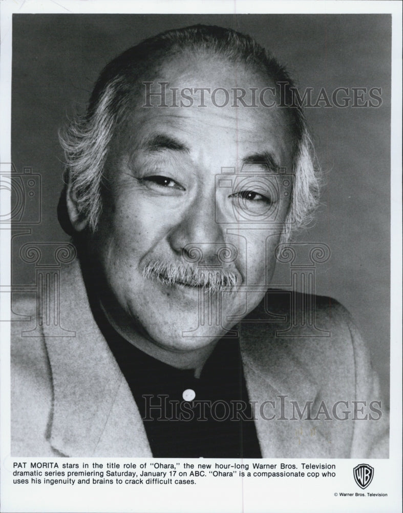 1987 Press Photo Pat Morita - Historic Images