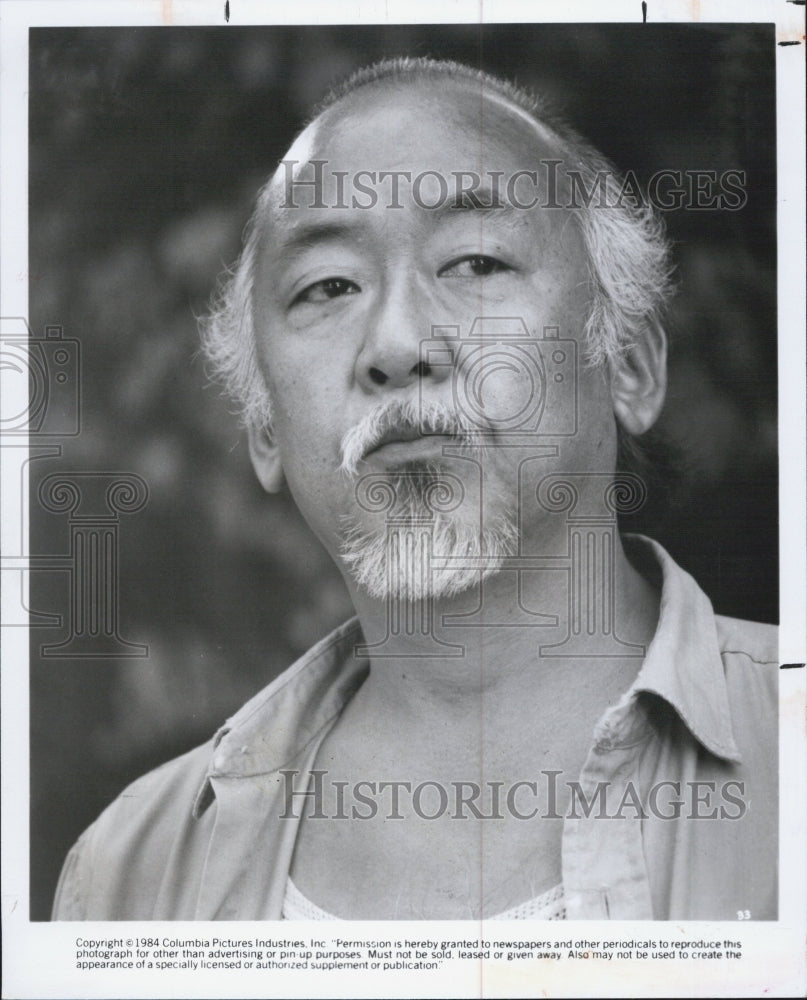 1984 Press Photo Pat Morita - Historic Images