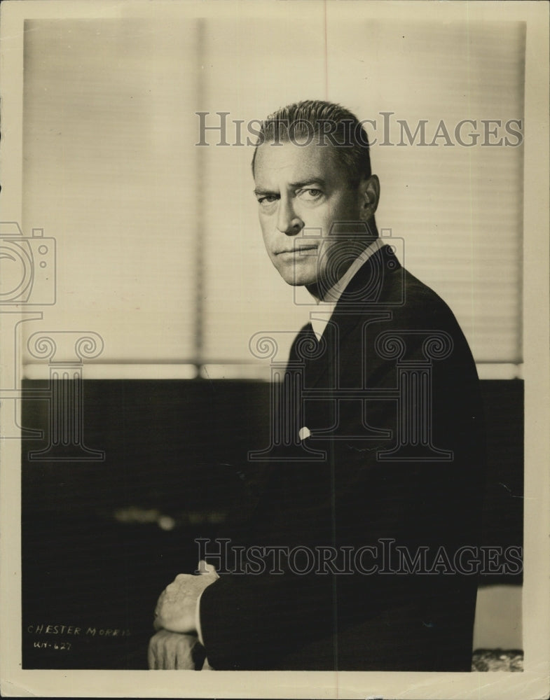 1960 Press Photo Chester Morris, actor - RSG59003 - Historic Images