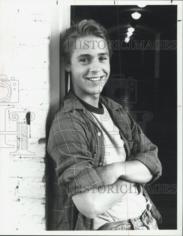 1984 Press Photo Chad Lowe stars in the tv show &quot;Spencer&quot; - Historic Images