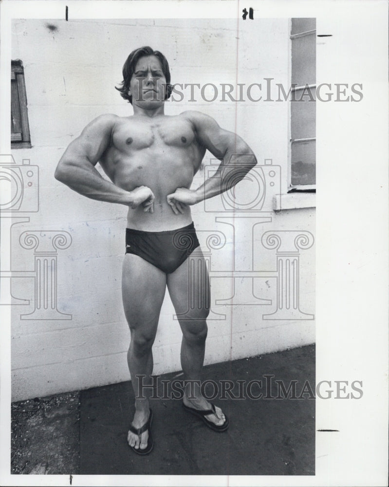 1979 Press Photo John Moran, bodybuilder - Historic Images