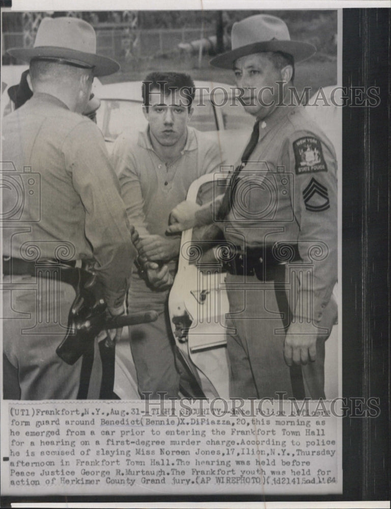 1964 Benedict (Bennie) X. Di Piazza Murder Suspect Police Arrest - Historic Images