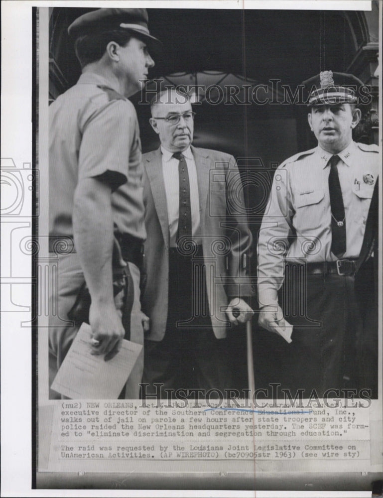 1963 Dr. James Domarovski Raid Parole - Historic Images