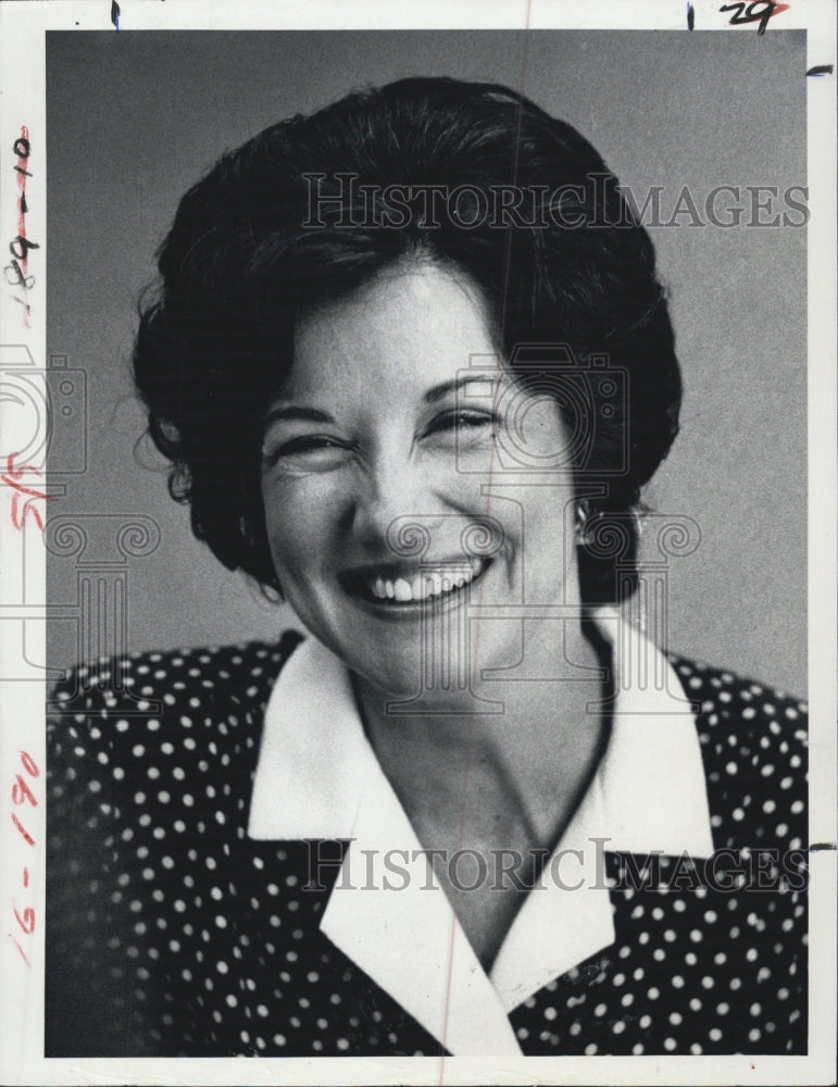 1979 Press Photo Elizabeth Hanford Dole, wife of Robert Dole. - Historic Images