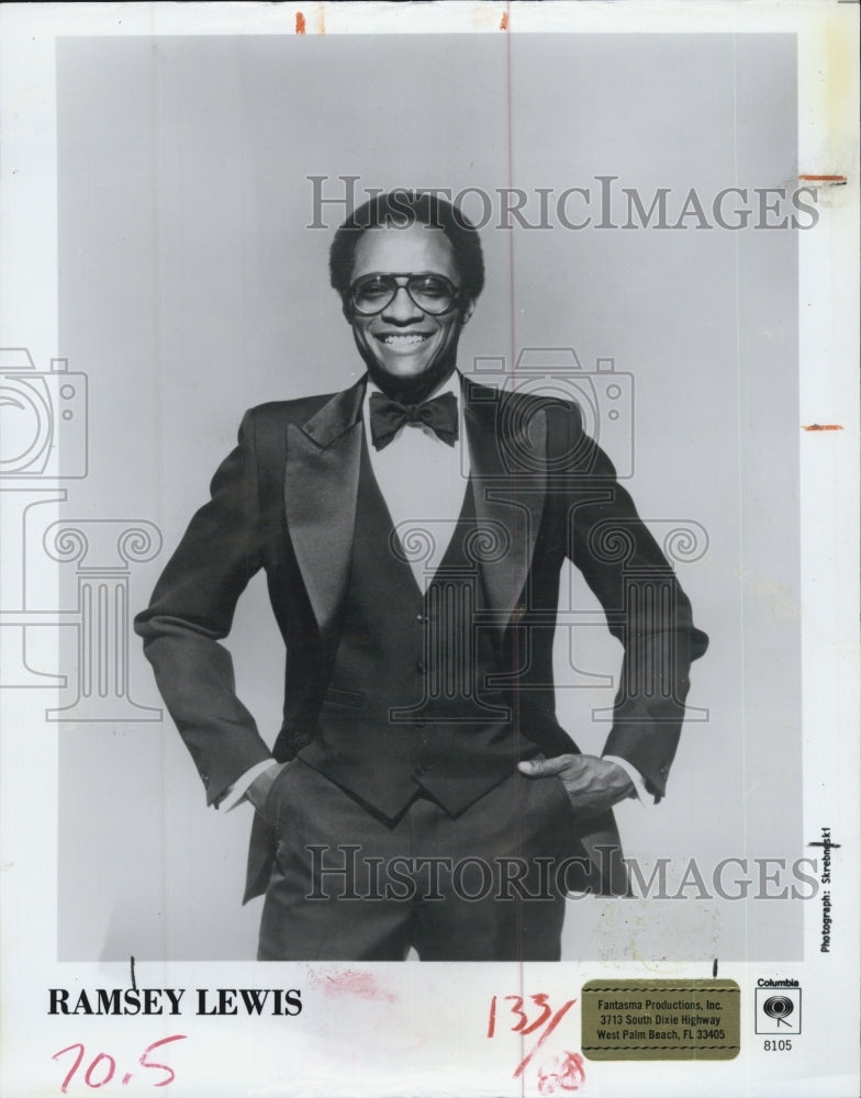 1983 Press Photo Ramsey Lewis Jazz Composer Musician Pianist Tread Artists, Inc. - Historic Images