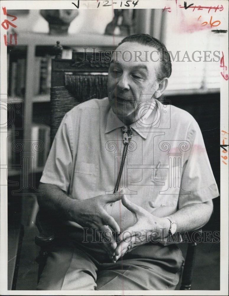 1977 Salvador Ley Concert Pianist Musician Composer Black & White - Historic Images