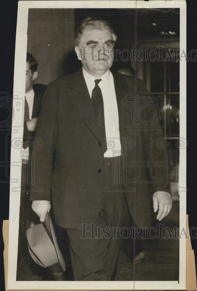 1946 John L Lewis in Wage Ngotiation United Coal Workers - Historic Images