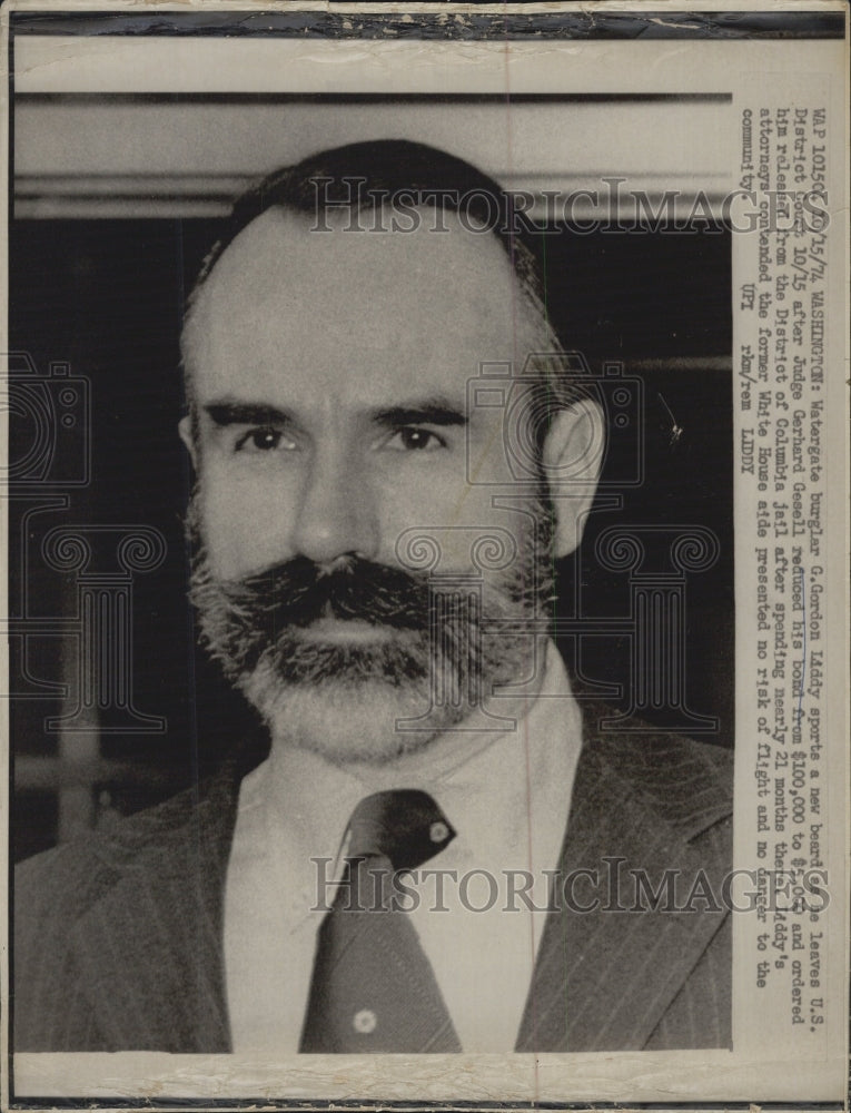 1974 G. Gordon Liddy Watergate Burglar - Historic Images