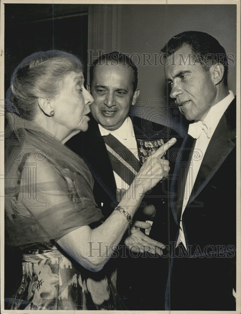 1959 Vice President Richard Nixon & Alice Roosevelt Longworth ...