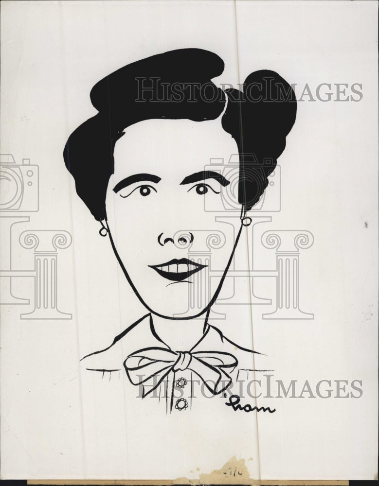 1953 Press Photo Mrs Oswald Lord UN Commission on Human Rights - RSG59945 - Historic Images