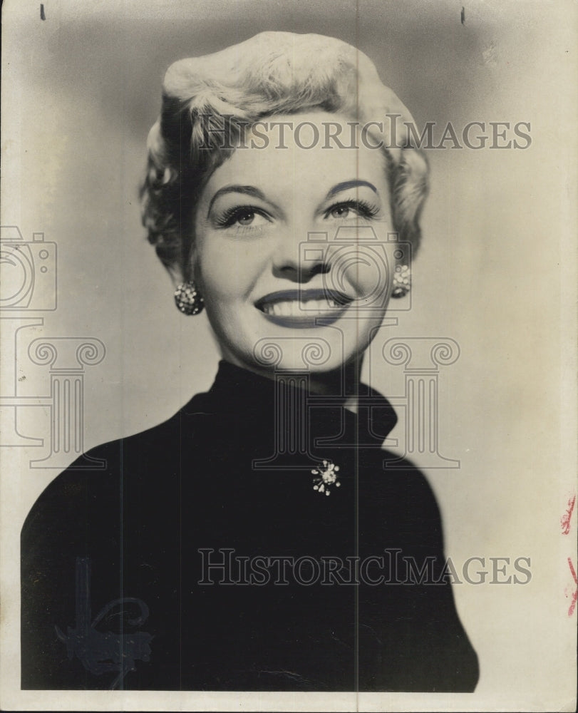 Press Photo Actress Jaye P. Morgan - Historic Images