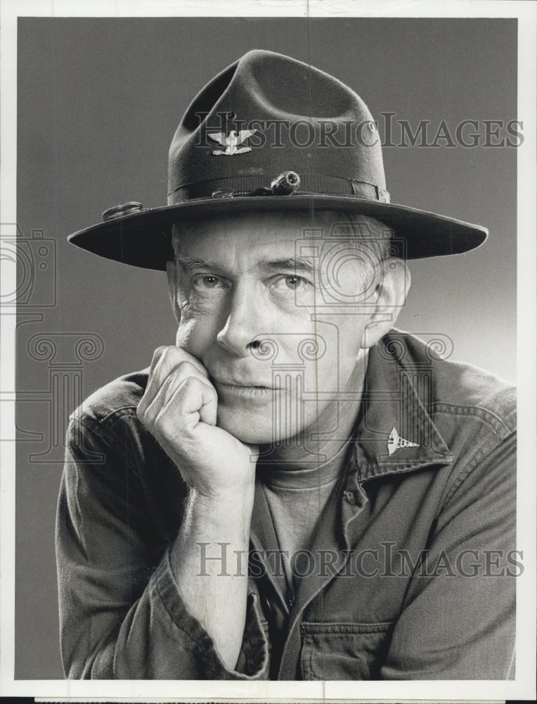 1975 MASH Series Actor Harry Morgan Character Portrait-Historic Images