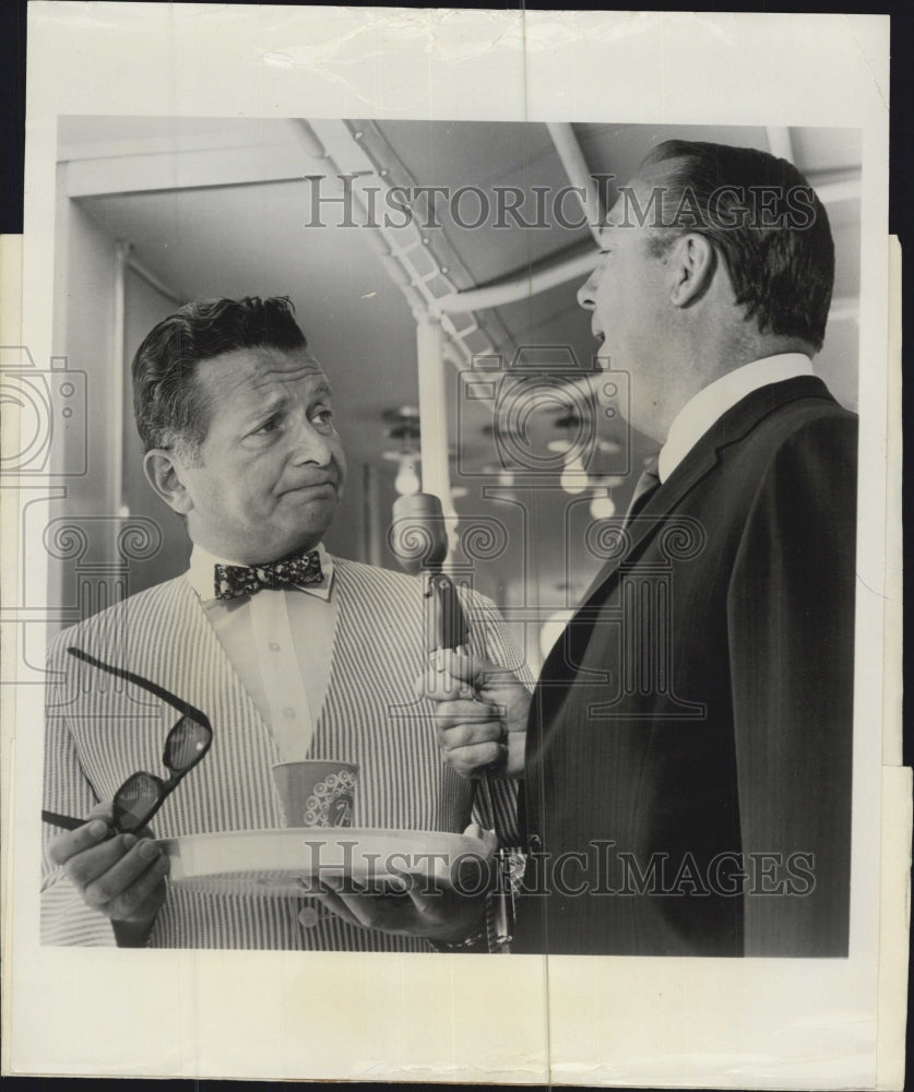 1964 Henry Morgan Ed Herlihy TV Reporters - Historic Images