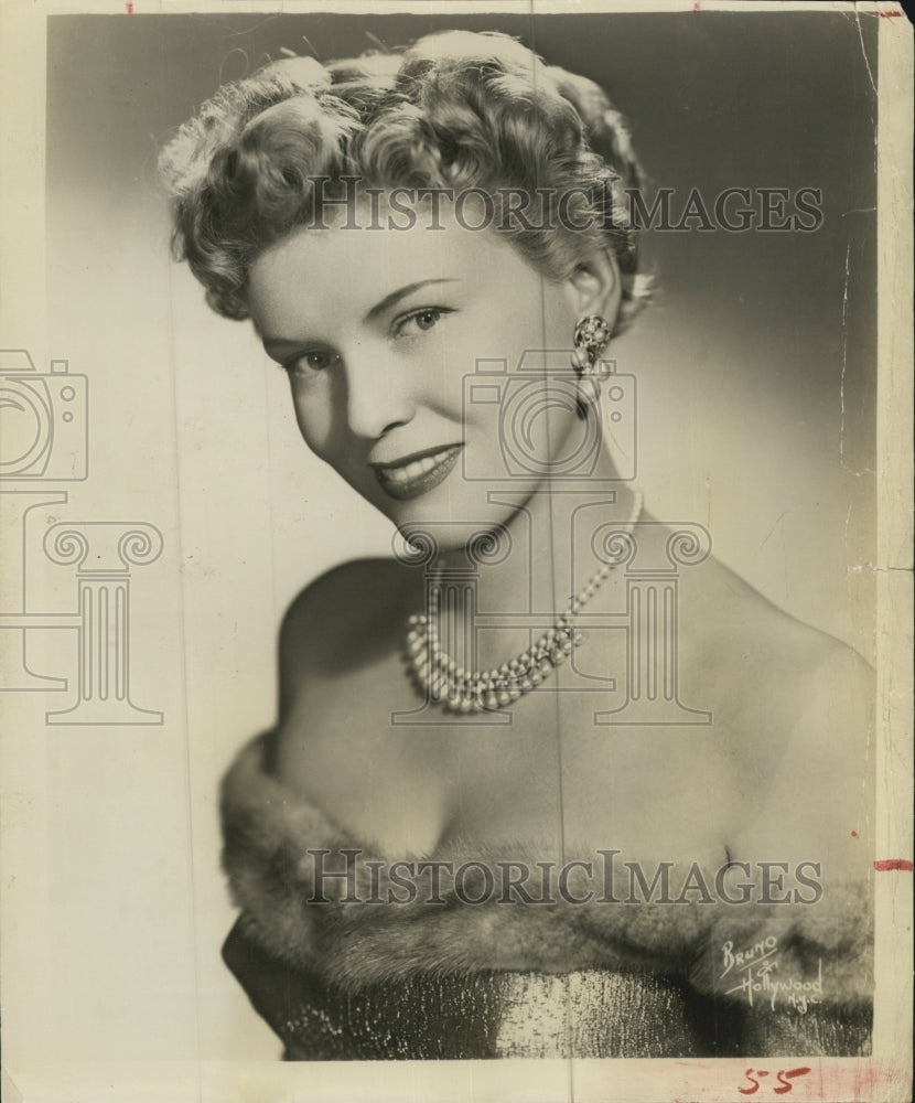 Press Photo Singer Jane Morgan - Historic Images