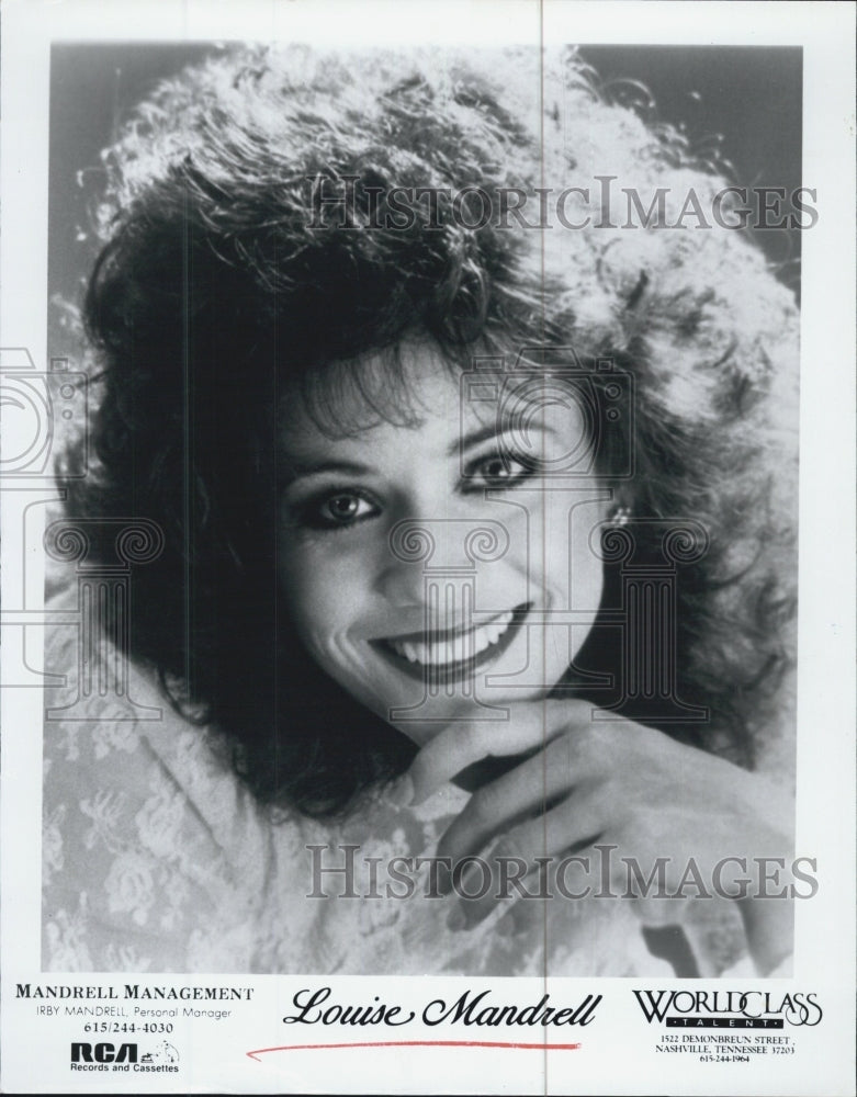 Press Photo Louise Mandrell RCA Records - Historic Images