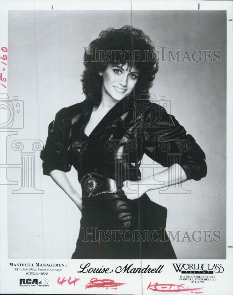 1984 Press Photo Louise Mandrell - Historic Images