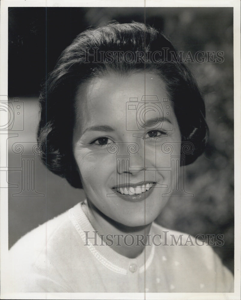 Press Photo Mrs.Dick Pope Jr. Wife Of President of Florida's Cypress Garden - Historic Images