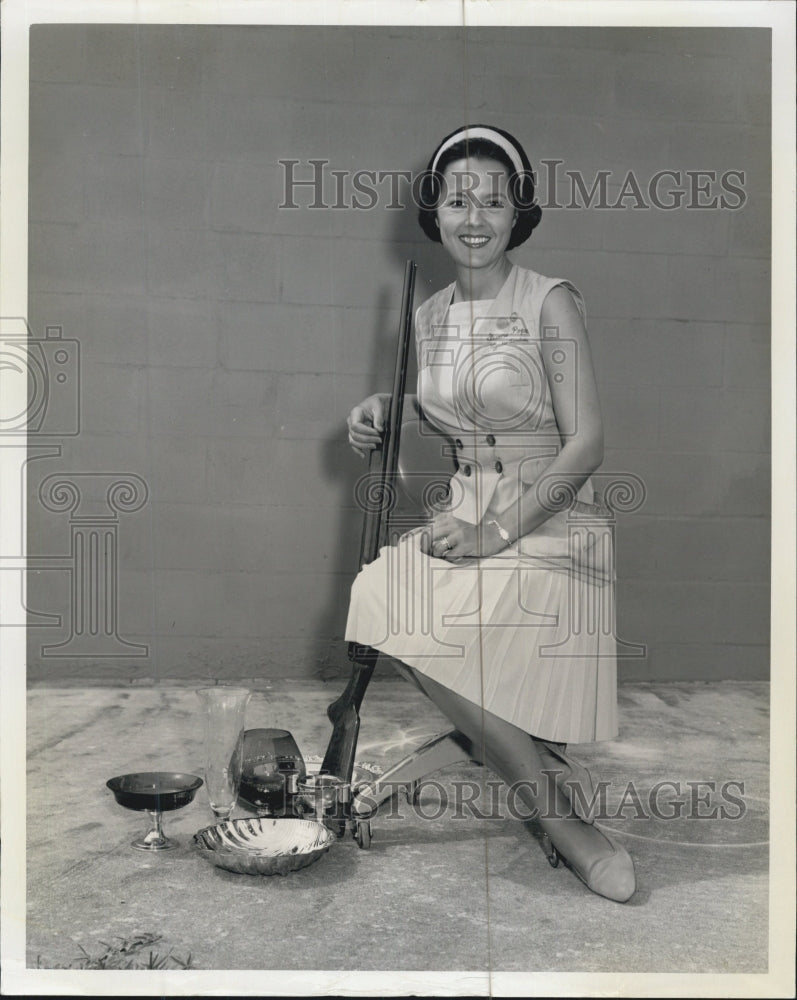 1968 Press Photo Mrs.Francis L.Pope Wife of Cypress Garden's President Dick Pope - Historic Images