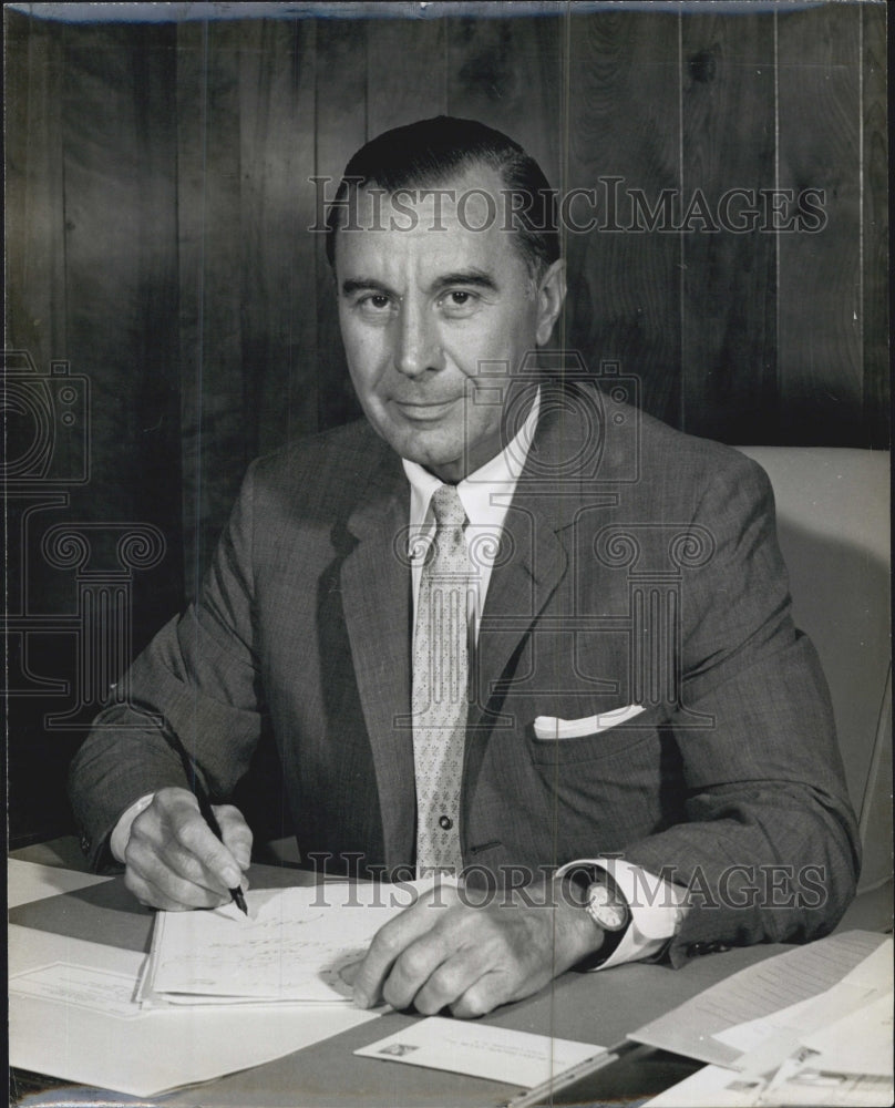 Press Photo H.A. Yoars President Director General Development Corporation - Historic Images