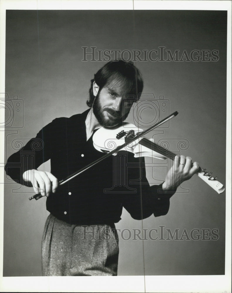 1985 Press Photo Violinist Jean Luc Pouty - Historic Images