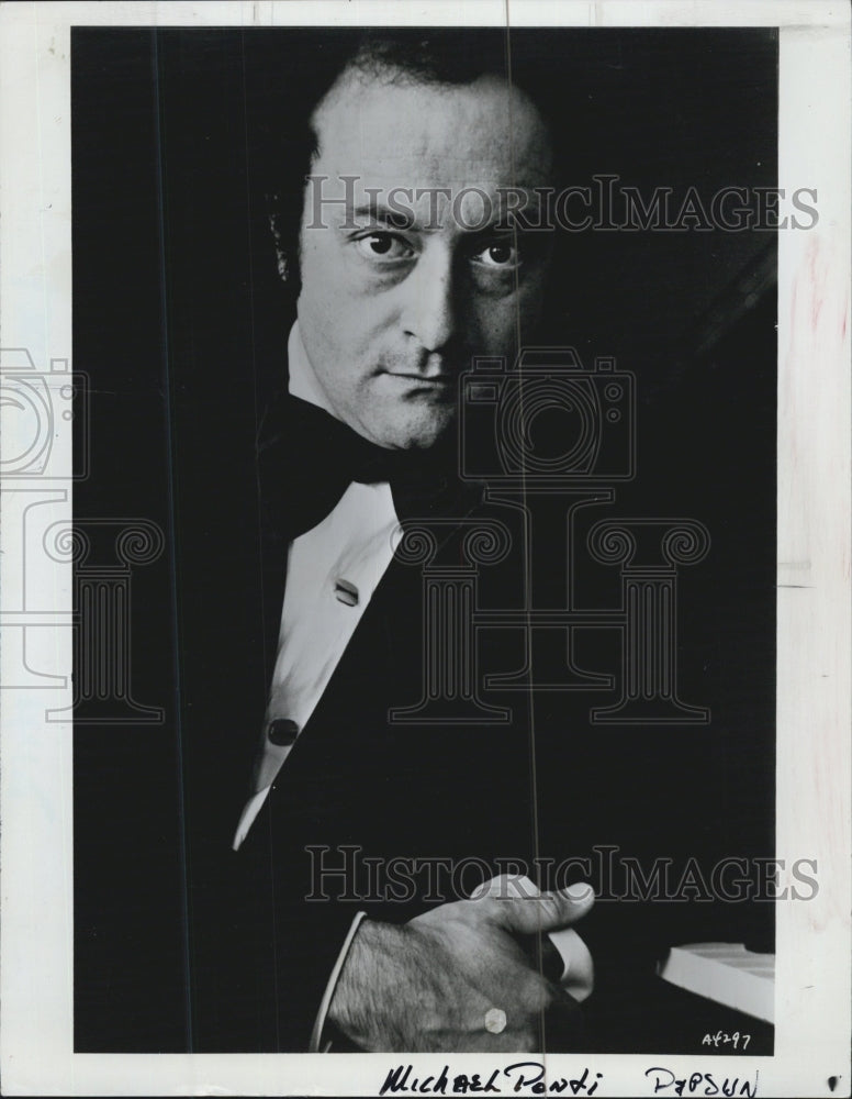 1979 Press Photo Piano Soloist Michael Ponti - Historic Images