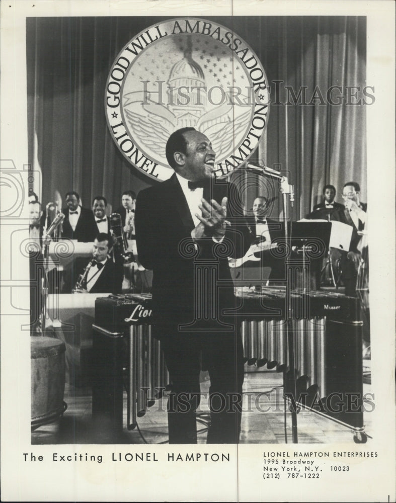 Press Photo Lionel Hampton - Historic Images