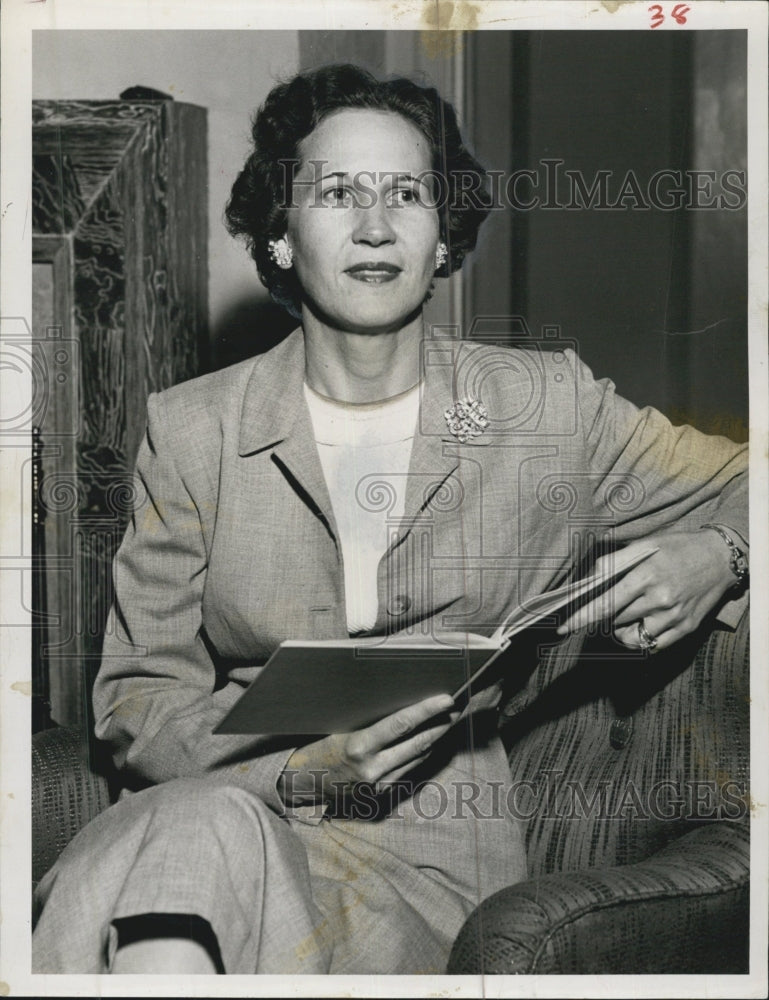 Press Photo Mrs. E.V. Pollard - Historic Images
