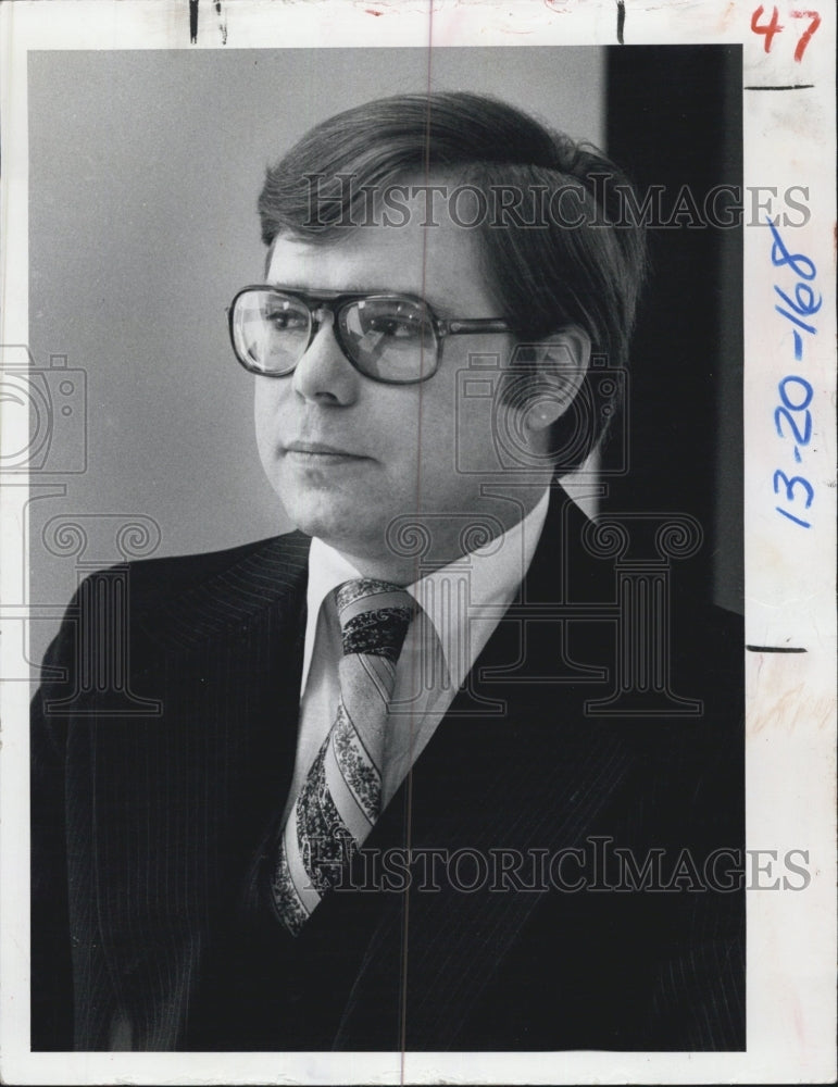 1979 Press Photo Assistant County Administrator W. Scott Barnes Pasco County - Historic Images