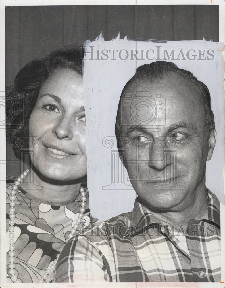 1968 Entertainer Jay Barney With Wife - Historic Images