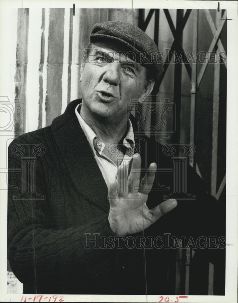 1980 Press Photo Skag Series Actor Karl Malden The Wildcatters Episode - Historic Images