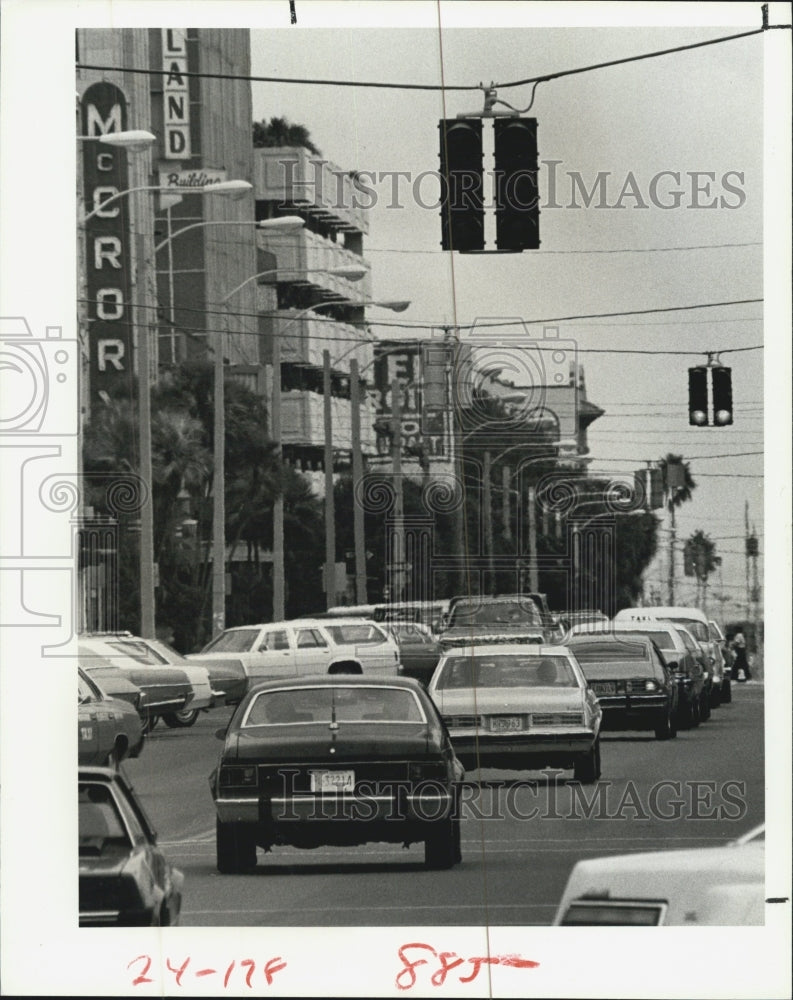 1980 Press Photo Overloaded electrical power outage St. Petersburg Florida - Historic Images