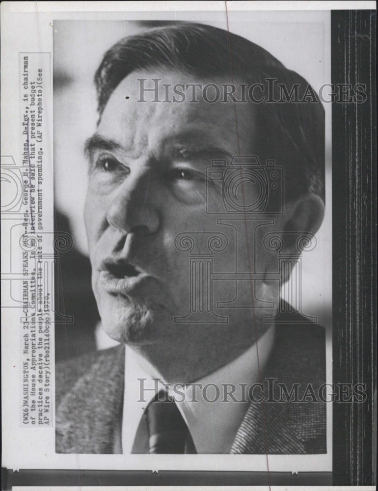 1970 Rep George H Mshon - Historic Images