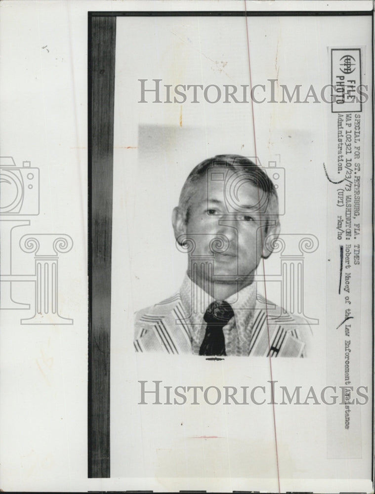 1973 Law enforcement Assistance Administration Robert Macey - Historic Images