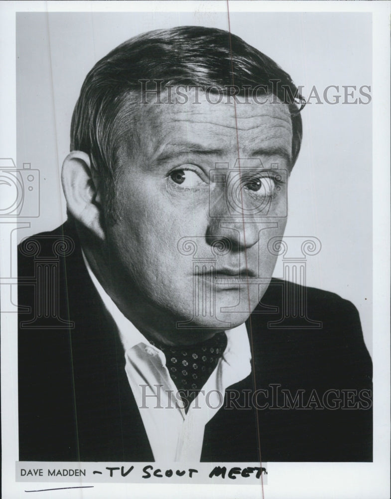 1970 Dave Madden Canadian-born American actor. - Historic Images