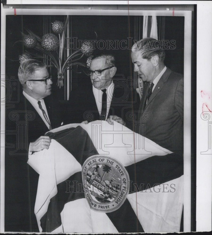 1966 Dr William H Kadel FL Presbyterian College Pres/ Gov Haydon - Historic Images