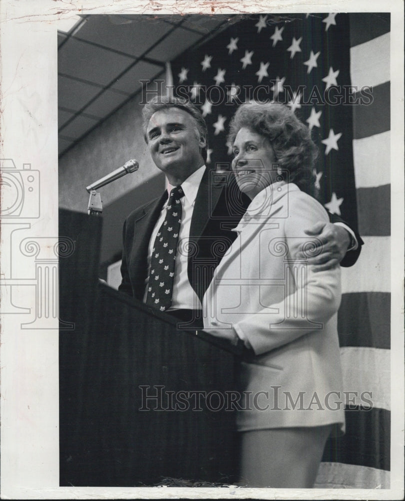 1979 Press Photo Rep CW Bill Young and his wife - Historic Images